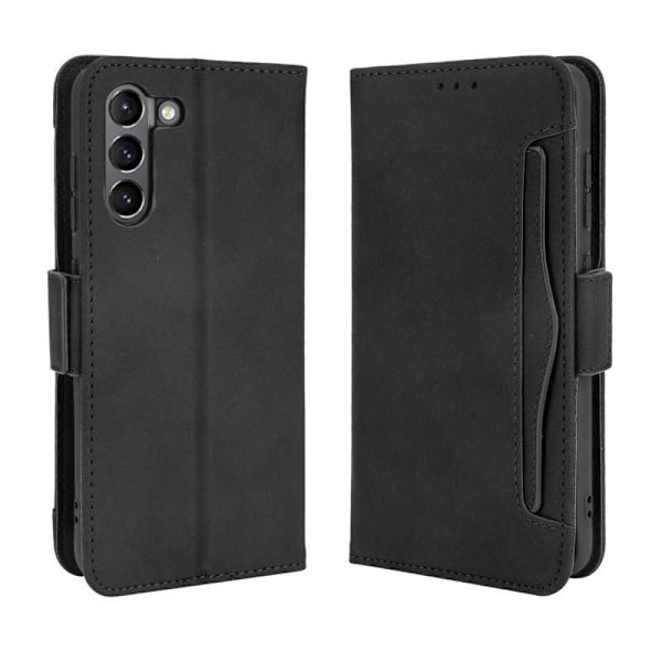 Samsung S22 Plus Plånboksfodral PU-Läder 6-FACK Winston V3 Svart