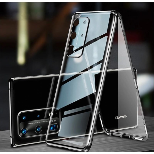 Huawei P40 Pro Heltäckande Premium Skal Glassback V4 Transparent