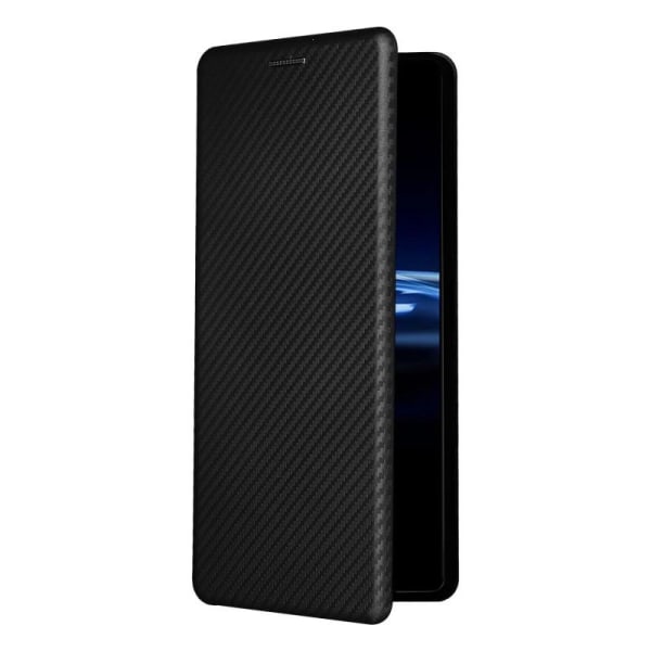 Xperia Pro-I Flip Case Kortrum CarbonDreams Black