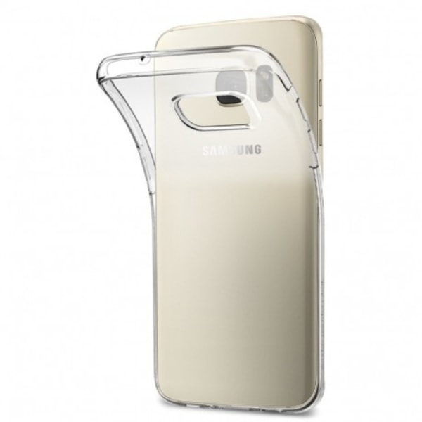 Samsung S7 Edge Stötdämpande Silikon Skal Simple® Transparent