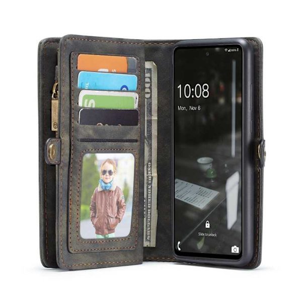 Samsung A33 Plånboksfodral Multi-Slot 13-FACK Svart
