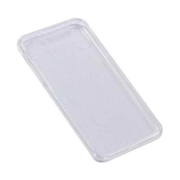360° Full Cover Silikone Cover iPhone XS Max Transparent