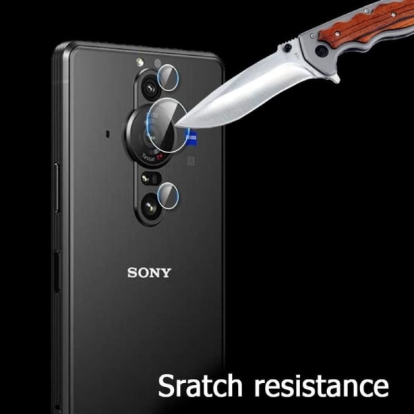 2-PACK Sony Xperia Pro-I kamerabeskyttelse Transparent