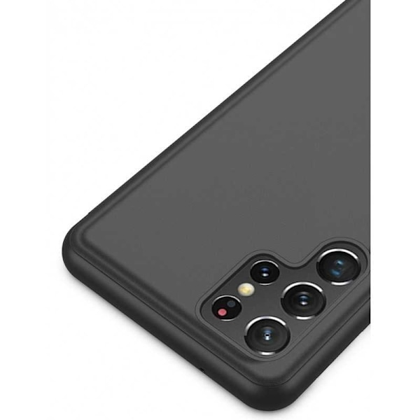 Samsung S23 Ultra Smart Flip Case Clear View Seisova V2 Rocket Black