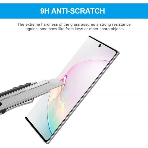Samsung Note 10 3D 0.26mm 9H Härdat Glas Transparent