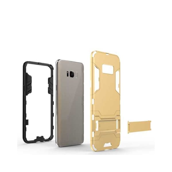 Samsung S8 Plus iskunkestävä kotelo jalustalla ThinArmor Svart