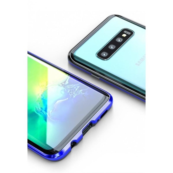Samsung S10 Heltäckande Premium Skal Glassback V4 Transparent