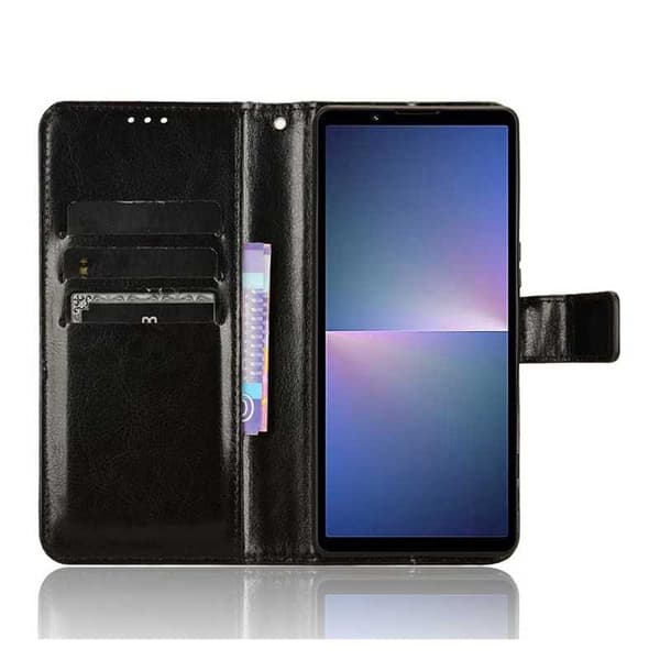 Xperia 5 V lompakkokotelo PU-nahkainen 4-tasku