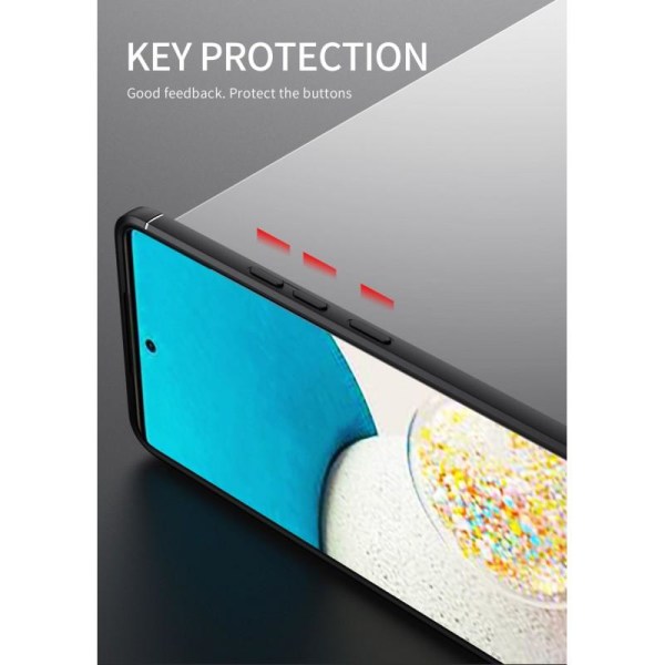 Samsung A53 5G Praktisk Stöttåligt Skal med Ringhållare V3 Svart