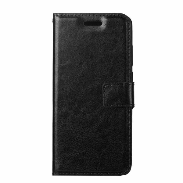 Sony Xperia 5 -lompakkokotelo, PU-nahka, 4 osastoa Black