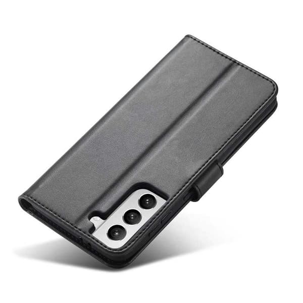 Samsung S23 FE Wallet Case PU-nahkainen 4-POCKET Black