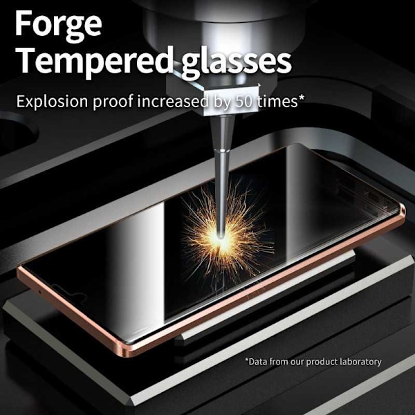 Samsung Note 20 Ultra Privacy Comprehensive Premium -kuori Svart