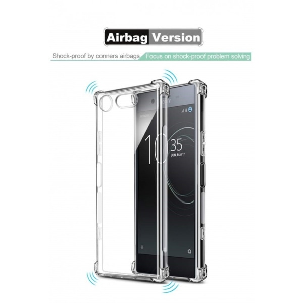 Xperia XZ1 stødabsorberende silikone Shell Shockr Transparent