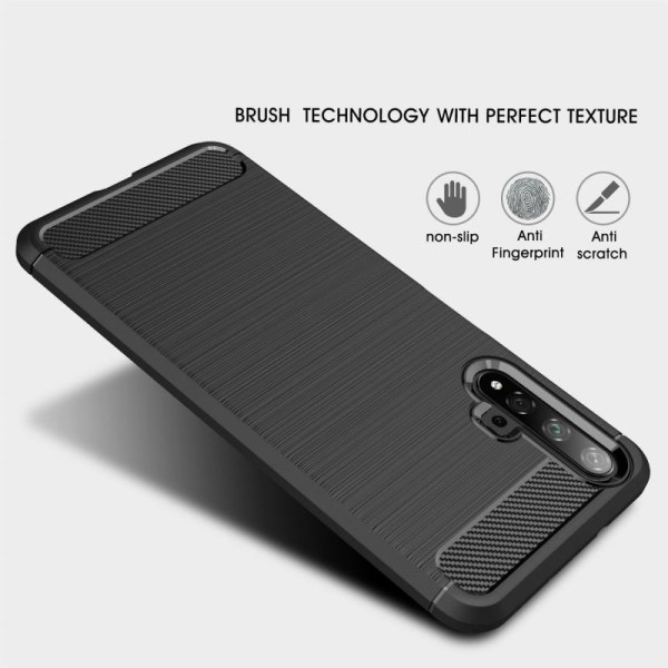 Huawei Nova 5T Shockproof Shell SlimCarbon Black
