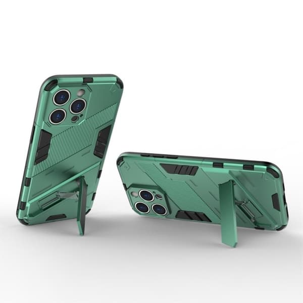 iPhone 16 Pro Max Stöttåligt Skal med Kickstand ThinArmor V2 - Grön