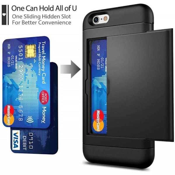 iPhone 8 Plus iskunkestävä kotelo StreetWise Black