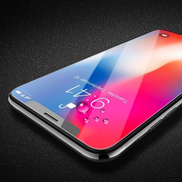 Gummibelagt Stilrent Skal 3in1 iPhone X / XS - Röd