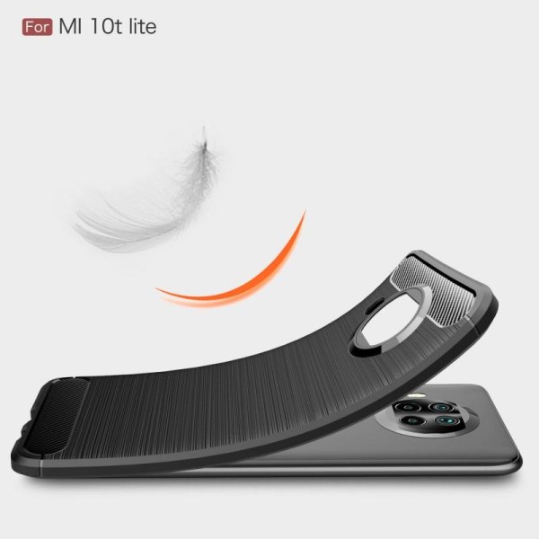 Xiaomi Mi 10T Lite Stöttåligt Skal SlimCarbon Svart
