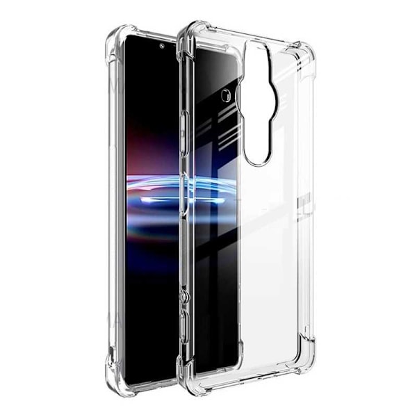 Xperia Pro-I Iskunvaimennin Silicone Case Shockr Transparent