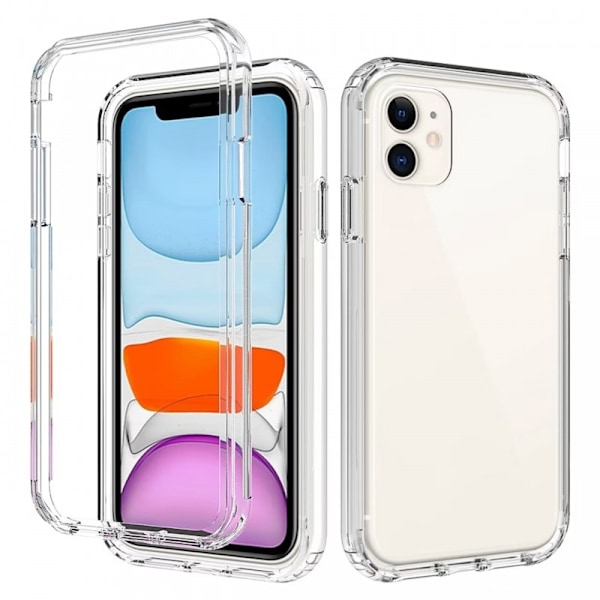 iPhone 12 Mini Heltäckande Premium 3D Skal 3in1 ThreeSixty Clear