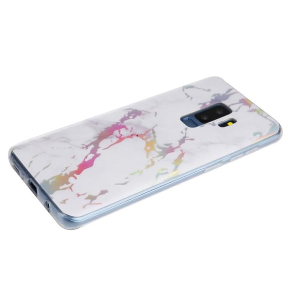 Samsung S9 Plus Exclusive Shock Absorbing Marble Shell Lazr Svart