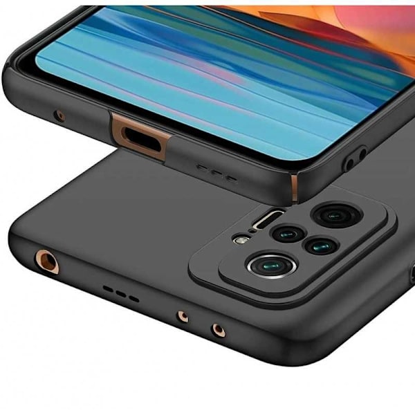 Xiaomi Redmi Note 10 Pro Tunt Mattsvart Skal Basic V2 Svart