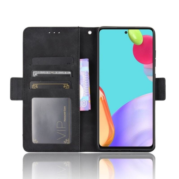 Samsung A72 5G lompakkokotelo PU-nahkainen 6-POCKET Winston V3 Black