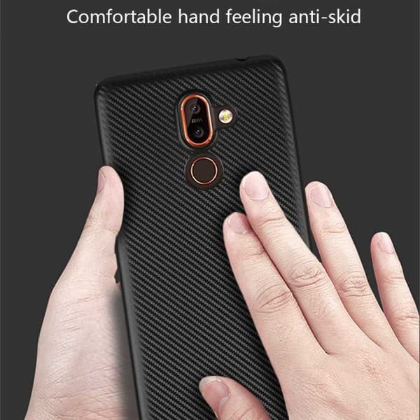 Nokia 7 Plus Iskunkestävä FullCarbon V2 Svart