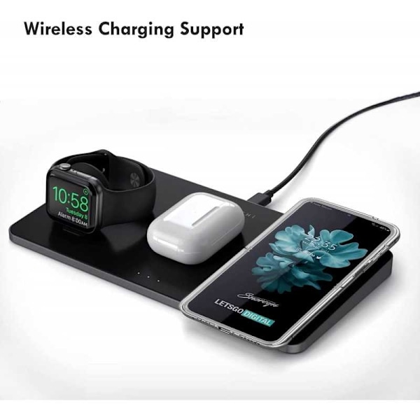 Samsung Z Flip 3 5G Stötdämpande Skal Simple Transparent