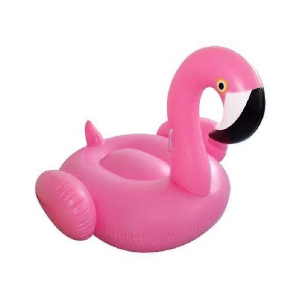 Flamingo-bademadras, der kan låses op Pink