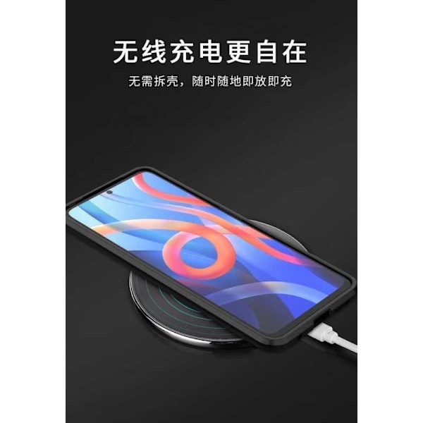 Xiaomi Redmi Note 11 / 11S Stöttåligt Skal med Kickstand ThinArmor V2 Svart