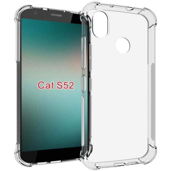 CAT S52 Stødabsorberende Silikone Shell Shockr Transparent