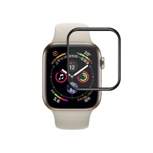 2-PACK Apple Watch Series 6 44mm FullFrame 3D Härdat glas 0.26mm 9H Transparent