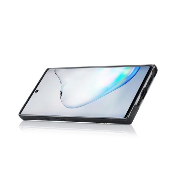 Samsung Note 10 Plus Mobilskal med Korthållare Retro V4 Svart