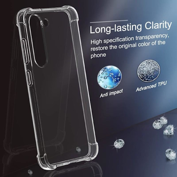 Samsung S23 Støtdempende silikonetui Shockr