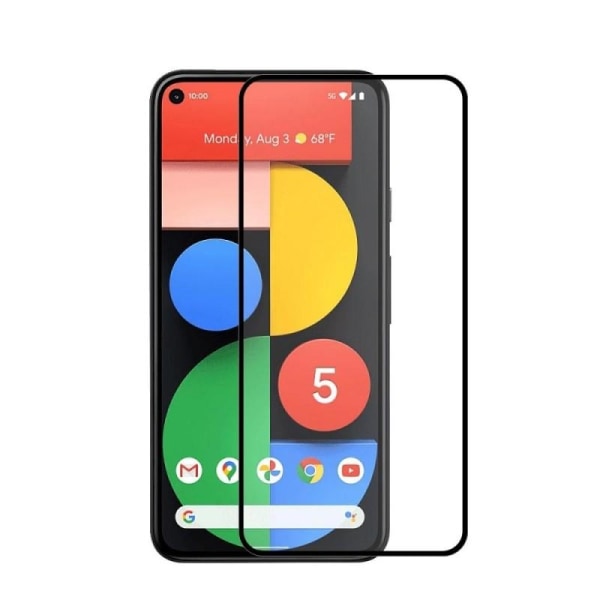 Google Pixel 5 FullFrame 0,26 mm 9H herdet glass Transparent