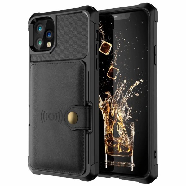 iPhone 11 Pro Iskunkestävä Premium Cover 4-TACK Solid V3 Black