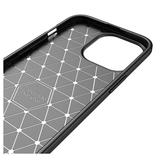 iPhone 14 Pro Stöttåligt Slimmat Skal FullCarbon V4 Svart