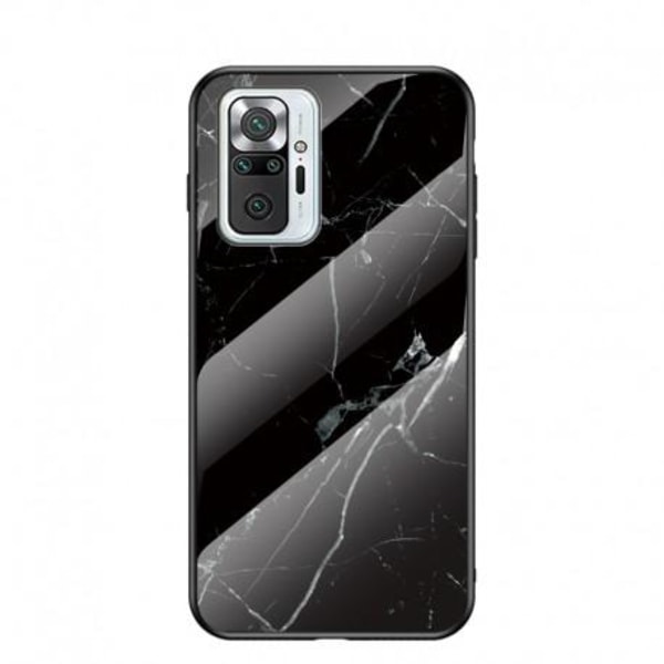 Redmi Note 10 Pro Marmorskal 9H Härdat Glas Baksida Glassback® V MultiColor Emerald Green