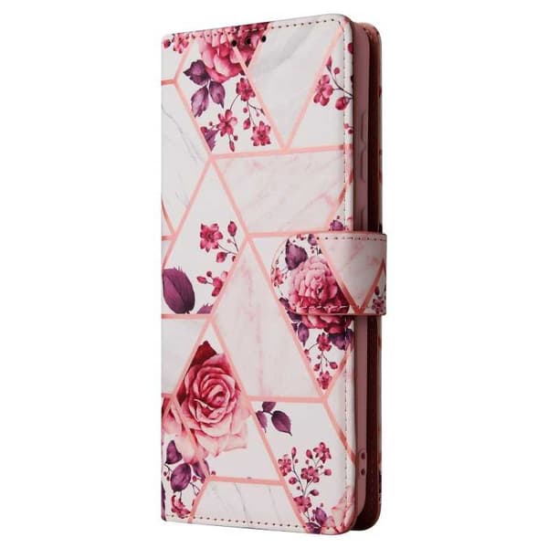 Samsung A32 5G Trendikäs lompakkokotelo Sparkle 4-FACK Pink