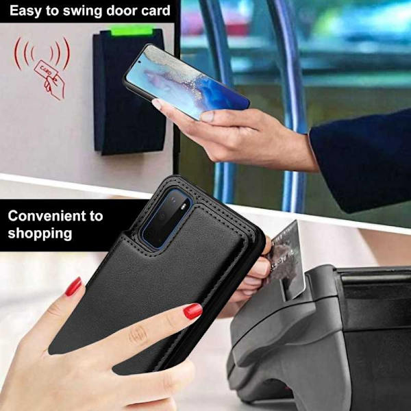 Samsung S20 FE-modstandsdygtigt vægtkort Holder 3-FACK Flippr Black