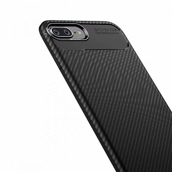 Huawei Y6 2018 stødsikkert cover FullCarbon V4 Black