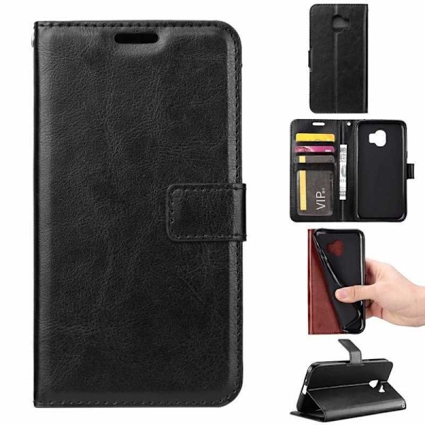 Samsung xCover 4/4S Pung Etui PU Læder 4 RUMM Black