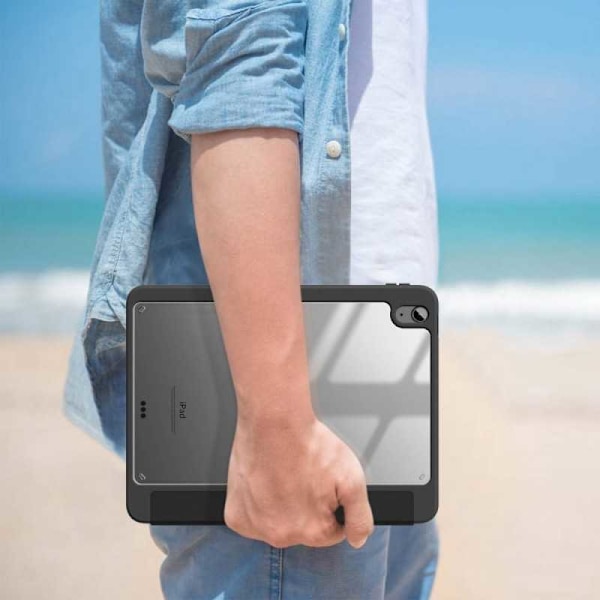iPad Air 4 2020 / Air 5 2022 tyylikäs kotelo Infiland Crystal Case Black