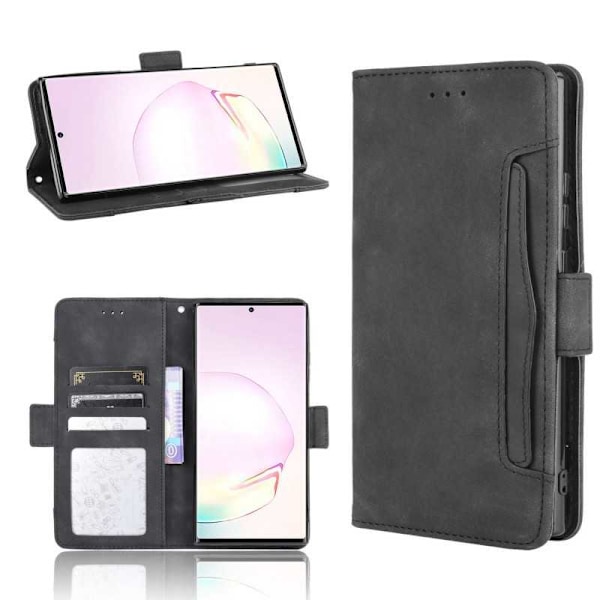 Samsung Note 20 Plånboksfodral PU-Läder 6-FACK Winston V3 Svart