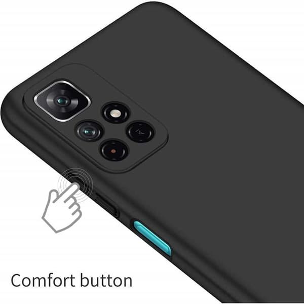 Xiaomi Redmi Note 11 / 11S Ultratunt Mattsvart Skal Basic V2 Svart