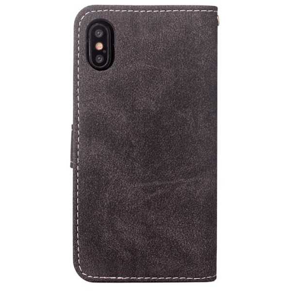iPhone XS Max Praktisk Plånboksfodral med 7-FACK Pharah Svart