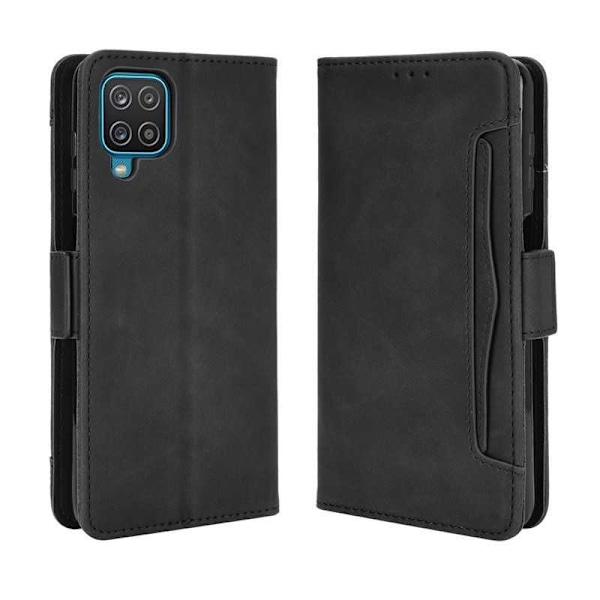 Samsung A12 Plånboksfodral PU-Läder 6-FACK Winston V3 Svart