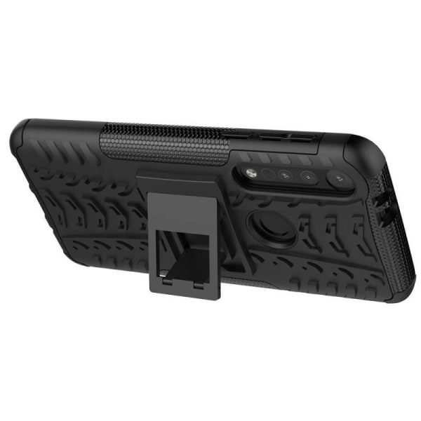 Motorola One Macro Shockproof Cover med Support Active Black