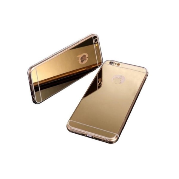 iPhone 7 Elegant stødabsorberende TPU spejlcover Guld